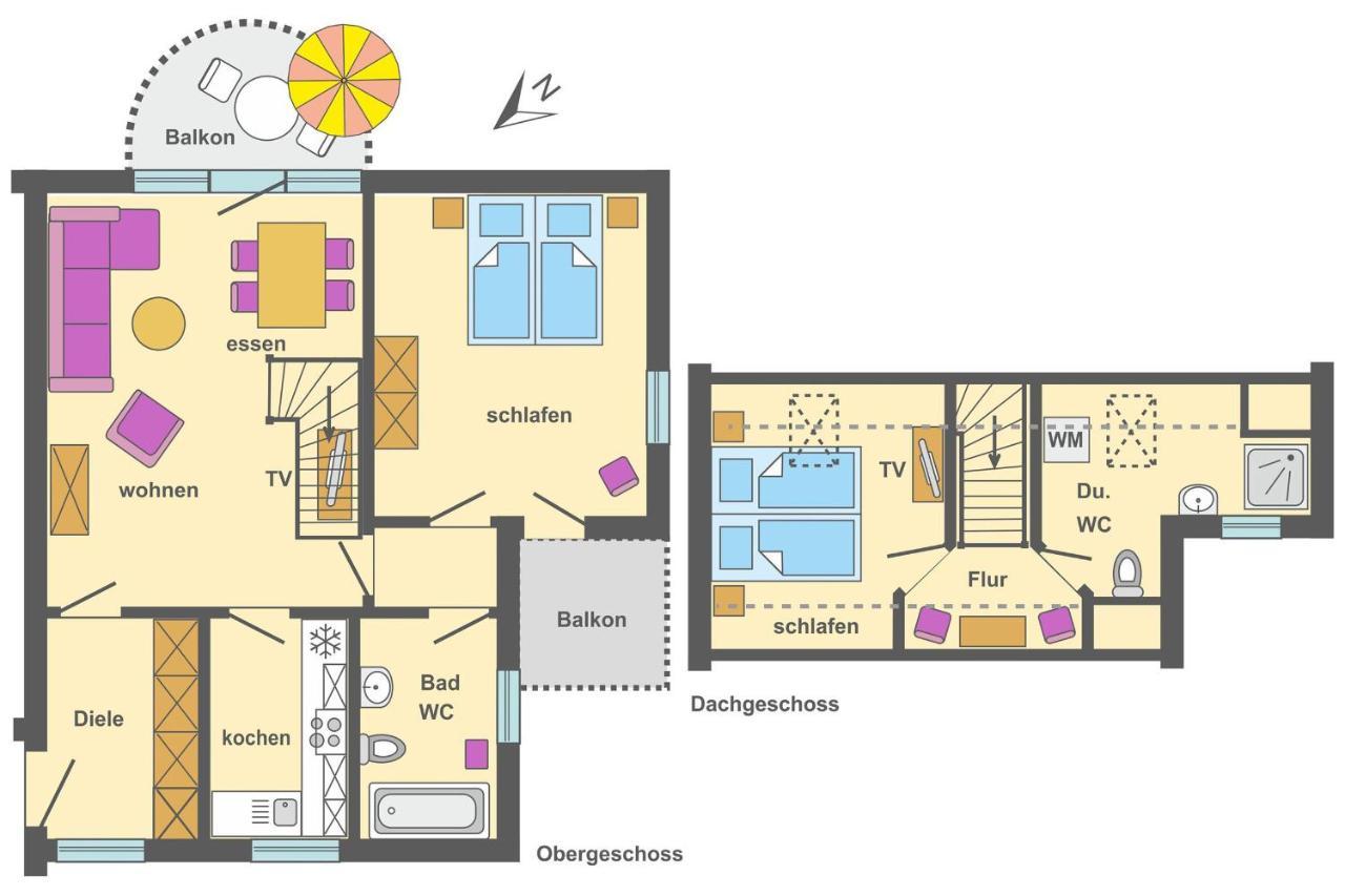 Ferienpark Freesenbruch Wohnung 2 6 - Windrose Zingst Exterior foto